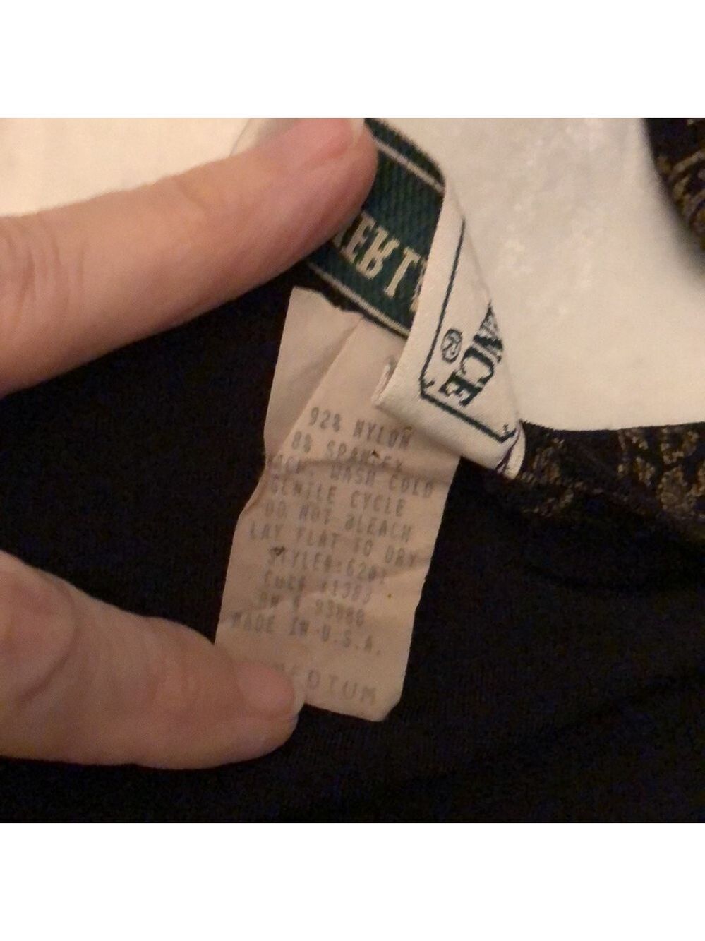 Comfy Black/Gold tunic shirt (M) Frazier Lawrence - Picture 5 of 5